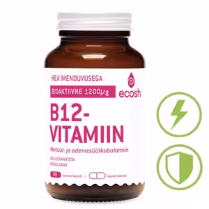 Vitamiin B12 Bioaktiivne Ecosh - Aitab kaasa immuunsüsteemi normaalsele talitlusele