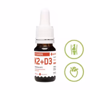 Vitamiin K2+D3 Ecosh - Luude, hammaste, lihaste, vereringe ja immuunüsteemi toetuseks