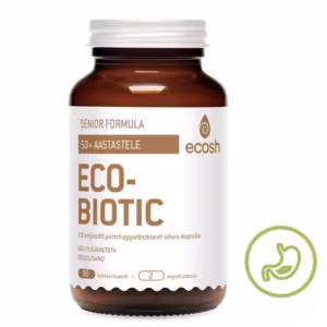 Ecobiotic Senior Probiootikumid Eakatele Ecosh - Toetavad eakate tõhusalt soolestiku mikrofloorat