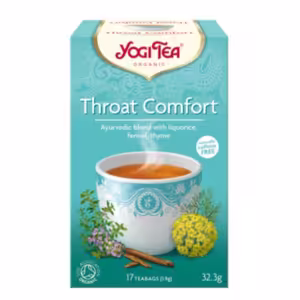 YOGI TEA® Throat Comfort - Aitab leevendada kurguvalu