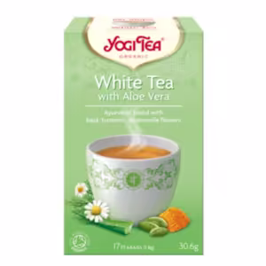 YOGI TEA® White Tea with Aloe Vera - Seda teed võib nimetada "Mahedaks magususeks"