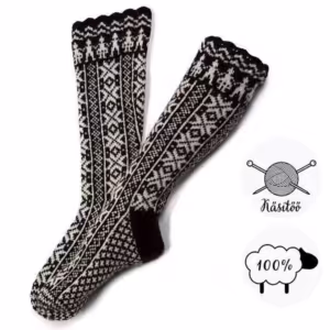 Вязаные наколенники 100% из овечьей шерсти - ручное вязание на спицах в Эстонии