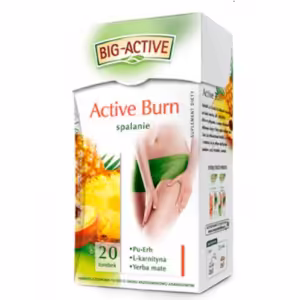 Красный чай пуэр для похудения Active Burn 20 пакетиков