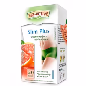Чай для похудения Big Active Slim Plus – Ускоряет процесс жиросжигания