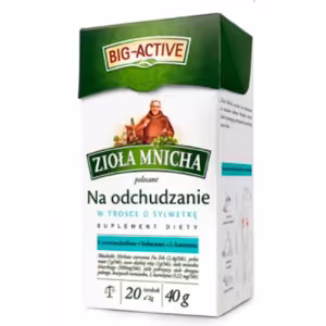 Монастырский чай для похудения Big Active 20 пакетиков – Обогащен L-карнитином для лучшего эффекта