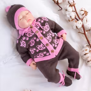 Baby Merinost komplekt Babywool beebidele - Tehtud käsitsi Eestis