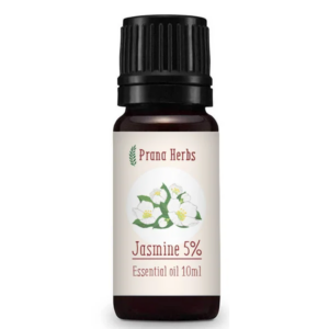 Jasmiini 5% eeterlik õli viinamarjaseemneõlis Prana Herbs 10ml