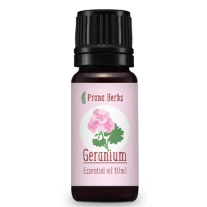 Geraanium ehk kurereha eeterlik õli Prana Herbs 10ml - Aitab leevendada väsimuse ja stressi sümptomeid