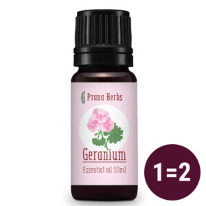 Geraanium ehk kurereha eeterlik õli Prana Herbs 10ml - Aitab leevendada väsimuse ja stressi sümptomeid