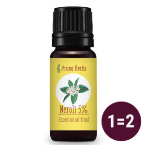 Neroli 5% eeterlik õli viinamarjaseemneõlis Prana Herbs 10ml