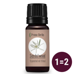 Sandlipuu eeterlik õli Prana Herbs 10 ml - Intuitsiooni ja vaimse sügavuse vallandamiseks